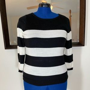 LOFT 3/4 sleeve wool blend thin sweater Medium